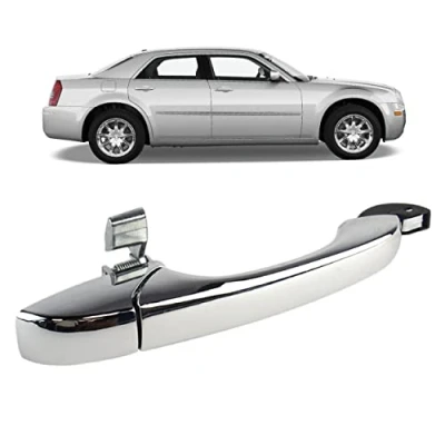 Image de STARKIT PERFORMANCE Poignée de porte extérieure compatible pour Chrysler 300C (2004 2011) avant ou arrière droite (côté passager) (chromée)
