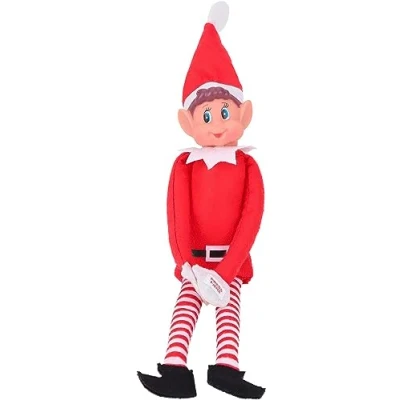 Image de Elves Behavin&#039; Badly 32cm Elf Felt Doll avec tête en Vinyle et 14 Effets sonores différents 1 at Random