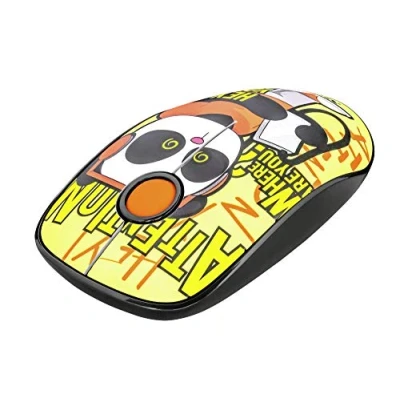 Image de Trust Sketch Souris sans Fil Silencieuse, 1600 dpi Jaune