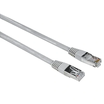 Image de Hama 00200920 RJ45 câble réseau, Patch Cat 5e F/UTP 20 m Gris Gaine en PVC, torsadé par Paire 1 pc(s)