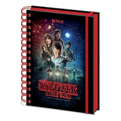 Image de Stranger Things Carnet de Note à Spirales A5, Multicolore