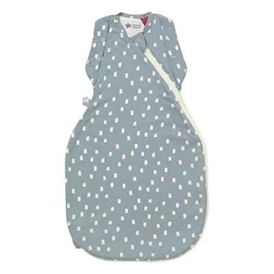 Image de Tommee Tippee Gigoteuse Originale Grobag pour Nouveau né, 0 3 m, 2,5 TOG, Design sain Les Hanches, Tissu Doux Riche en Bambou, moucheté Bleu Marine