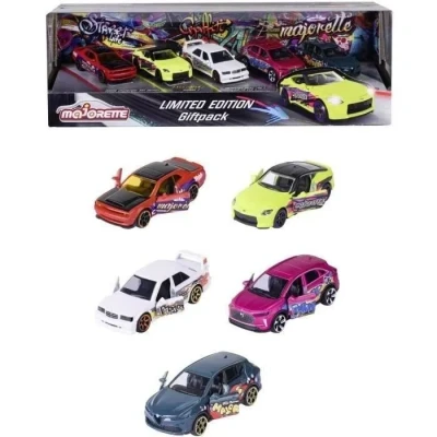Image de Majorette Giftpack SL 11 5Pcs Coffret de 5 véhciules Dont 2 exclusifs Edition limitée Graffitis 212054039