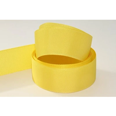 Image de gcs Ruban Gros Grain 38 mm x 5 metres/10 Metres Choisir à partir de Nombreuses Couleurs Dessus qualité Londres, Jaune, Meters