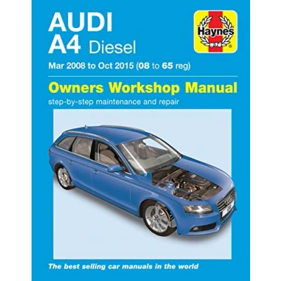 Image de Audi A4 Diesel (Mar 08 Oct 15) Haynes Repair Manual to 65