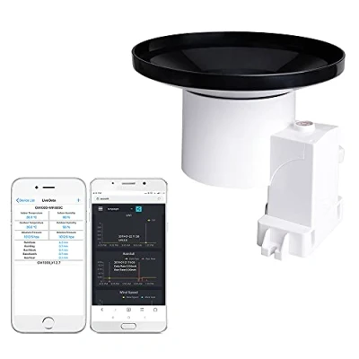 Image de ECOWITT WH40 Collecteur de pluie sans fil auto vidant Capteur Accessoire seul, ne peut pas être utilisé seul