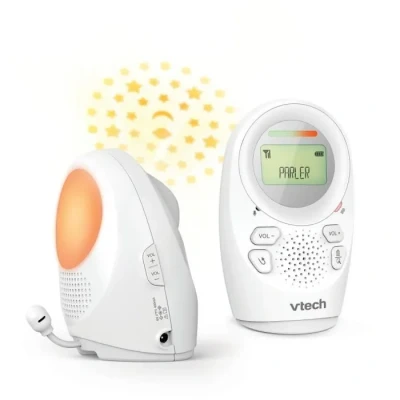Image de VTech BM1212 Babyphone Magic Light Audio Avec Projection Version FR, Blanc