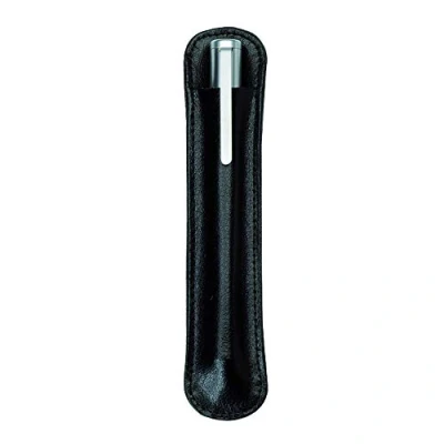 Image de Alassio 2606 Étui en Cuir véritable pour Stylo Noir env. 15,5 x 3 1 cm