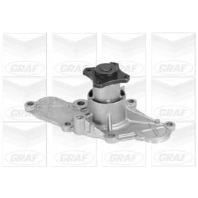 Image de GRAF PA917 Pompe à eau avec joint d&#039;étanchéite mécanique Tôle d&#039;acier pour système dentrainement courroie trapézoïdale nervures MAZDA: MX 3, Xedos 9