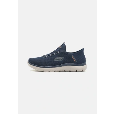 Image de Skechers Wide Fit Summits Baskets basses, Homme, Taille: 49.5, Navy Polyester