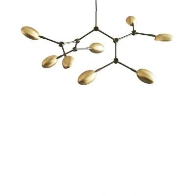 Image de 101 Copenhagen Lustre Drop Chandelier mini Laiton
