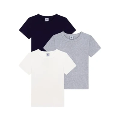 Image de Petit Bateau TEE 3 PACK Caraco multicoloured pour enfants, Taille: 14a, Multi coloured