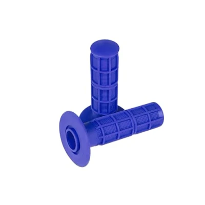 Image de Ricambino Grips pour Guidon de Moto 1 Paire antidérapants universels en Caoutchouc Couleur Bleu