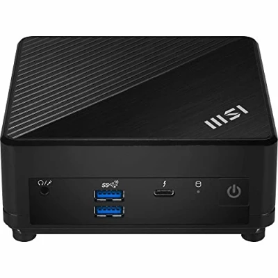 Image de MSI Cubi 5 12M 022BDE Barebone Mini PC Intel Core i3 1215U, jusqu&#039;à 64 Go de RAM, 1 SSD M.2 et 2,5&quot;, Thunderbolt 4, WiFi 6E, Bluetooth 5.3, Noir