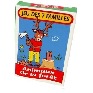 Image de Equilibre et Aventure Jeu de Cartes des 7 familles Animaux la fôret