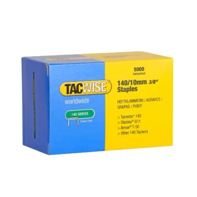 Image de Tacwise Boîte de 5000 agrafes galvanisées type 140 L. 10 mm TA 0342