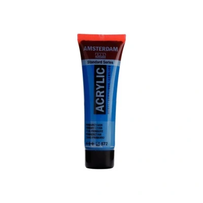 Image de Royal Talens Amsterdam Acryl, 20 ml, Primär, Cyan