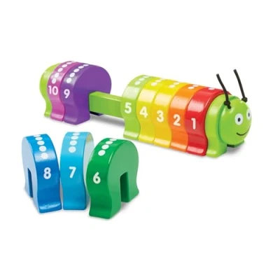Image de Melissa &amp; Doug Counting Caterpillar , Developmental Toy Motor Skills Problem Solving 2+ Gift for Boy or Girl