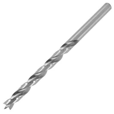 Image de ENT 50409 Foret à bois Ø 9 mm, extra long 150 Acier coupe rapide, avec pointe centrale et arête de précoupe, D x NL 100 GL tige cylindrique