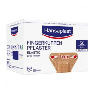 Image de Hansaplast Elastic Fingerkuppenpflaster 5 x 4,4 cm 50 Stück Packung (50 Stück)