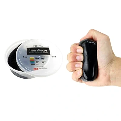 Image de CanDo TheraPutty Pâte à malaxer 113 g noir (très élevé)