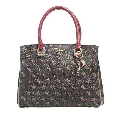 Image de Guess Noelle Girlfriend Satchel Sac à main, Femme, Taille: One Size, Brown