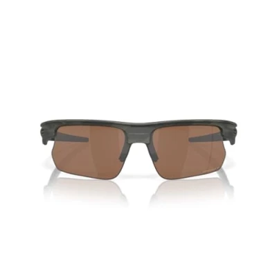 Image de Oakley OO9400 Bisphaera Rectangular Sunglasses, Matte Olive Shadow Camo/Prizm Tungsten Polarized, 68 mm