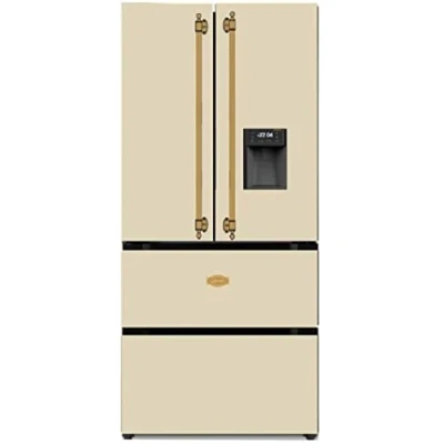 Image de Kaiser KS 80425 ElfEm Side by réfrigérateur rétro 83 cm de large, 183 haut, combiné, No Frost 506 L