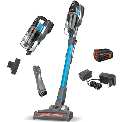 Image de Black+Decker Aspirateur Balai sans Fil Multifonction POWERSERIES Extreme 36 V 1,5 Ah 3 Vitesses Double Filtration et Action Cyclonique Autonomie 66 Min Volume 750 ML BDPSE3615 QW