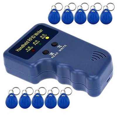 Image de CIFY Portable 125 KHz RFID Duplicateur Copieur Lecteur Graveur Carte D&#039;identité Cloner Programmeur Cartes Réinscriptibles EM4305 / T5577 UID