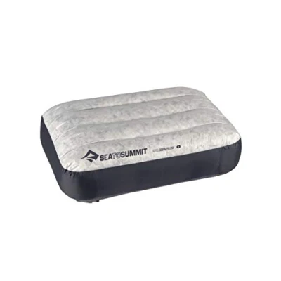 Image de Sea to Summit Aeros Down Pillow R Oreiller de Voyage Gonflable Ultra léger Tissu 10D avec Coussin en Duvet qualité supérieure et système Verrouillage pour randonnée Camping 34 x 24