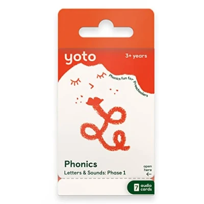 Image de Yoto Premiers Pas vers la Lecture en Anglais, méthode Montessori, Exercises pour Enfant à écouter sur conteuse, boîte Histoire Player, Mini, Apprentissage Maternelle 3 4 5 Ans