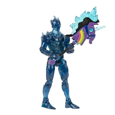 Image de Fortnite Zero (Master Grade) Figurine articulée Lumineuse de 10,2 cm avec Outil récolte, Dos Bling et Armes, FNT1069, Multicolore
