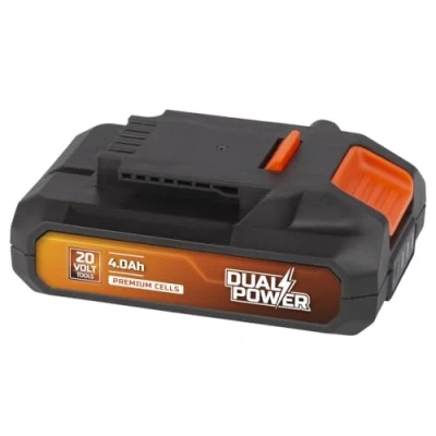 Image de Batterie Dual Power 20 V POWDP9024 pour Outils de Bricolage sans Fil LED d&#039;Indication Puissance, Plateforme