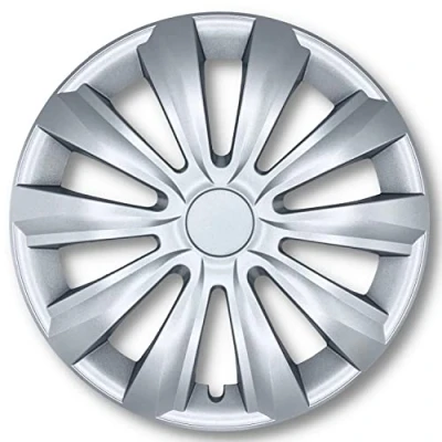 Image de Albrecht 16 Pouces Argent enjoliveurs de Roue pour Jantes en Acier, Delta Made in EU Seulement Authentique dans l&#039;emballage