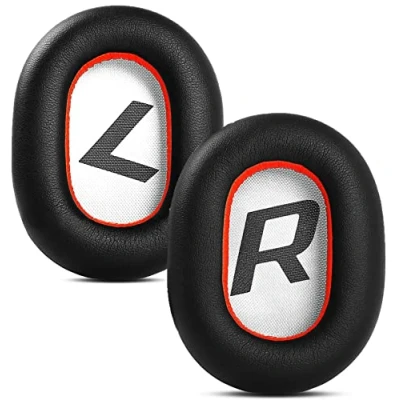 Image de HTINDUSTRY Coussinets de Rechange en Mousse à mémoire Forme compatibles avec Les Casques Bluetooth stéréo Plantronics Voyager 8200 UC/Backbeat Pro2