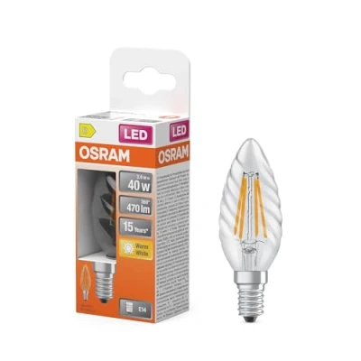 Image de OSRAM 4099854467608 LED CEE D (A G) E14 3.4 W blanc chaud (Ø x H) 35.00 mm 1 pc(s)