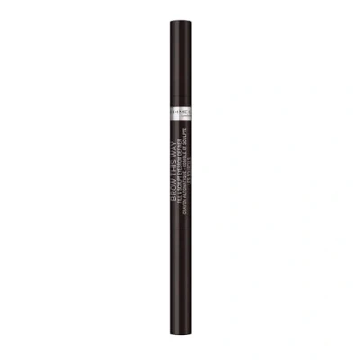 Image de Rimmel Brow This Way Fill &amp; Sculpt Crayon Sourcils 004 Soft Black