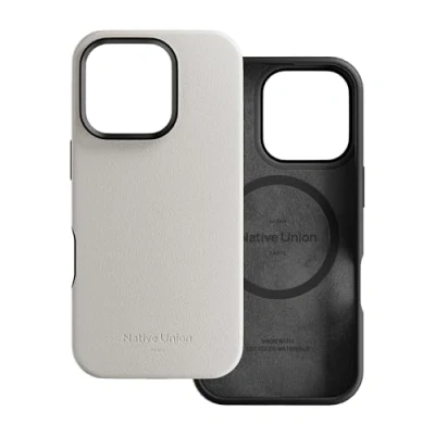 Image de Native Union Active Case Compatible MagSafe avec Aimants Intégrés Design Robuste Matériaux Recyclés Protection Anti Chute Ultra Durable jusqu&#039;à 10ft / 3m pour iPhone 16 Pro (Pierre de Sable)