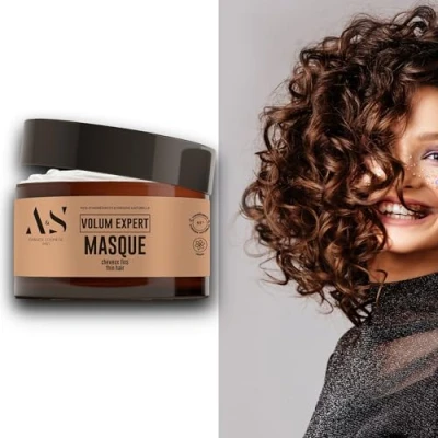 Image de VOLUM EXPERT Masque APRES SHAMPOING PROFESSIONNEL 200ML Formule pour cheveux fins, sans volume avec ou frisottis et/ou à tendance grasse. redensifiante aillant texture et amplifié.