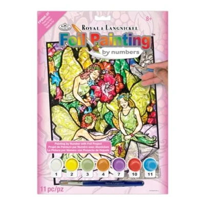 Image de Royal &amp; Langnickel FPBN 5 Peinture vitrail d&#039;après les chiffres Fées des fleurs