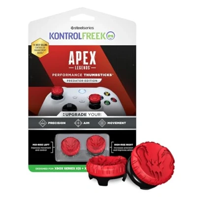 Image de KontrolFreek Apex Legends : Manettes Predator Edition Performance pour manette Xbox One (XB1) et Series X (XBX) 1 haute taille, mi hauteur, concave Rouge/noir