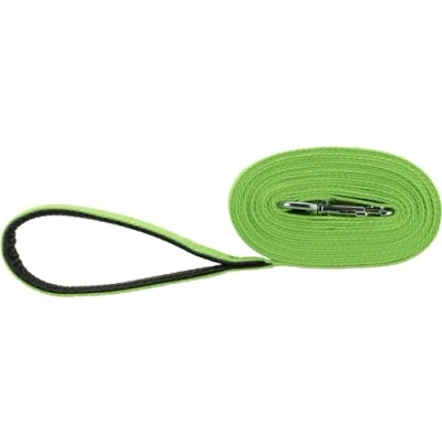 Image de Trixie Laisse à Pister Sangle Plate Vert 10 m pour Chien