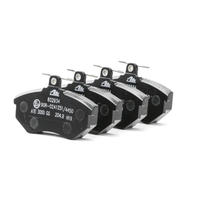 Image de ATE 13.0460 2934.2 Jeu de plaquettes frein contact signal d&#039;usure exclu avec vis d&#039;étrier AUDI: 80 B4 Berline, A4 B5 Avant