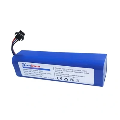 Image de Kunbow Li ION Batterie, Batterie de Rechange pour Proscenic M7 Pro, LDS M8 Max, U6, Xiaomi Viomi S9, D800, Lenovo LR1, UONI V980 Plus aspirateur. (14.4V/5200mAh)