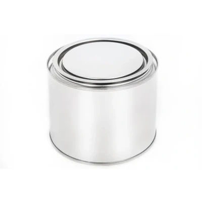 Image de BenBow x Bidon avec couvercle à pression Récipient rond vide hermétique et opaque pour stockage 0,5 Litres
