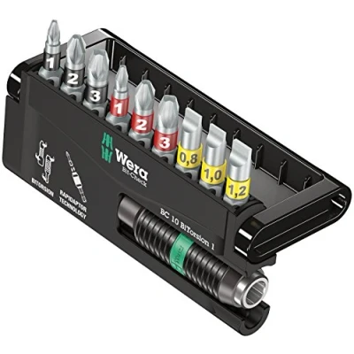 Image de Wera 8700 9/BTZ 05056374001 Bit Check Rapidaptor Jeu d&#039;embouts/Porte embouts 10 pièces