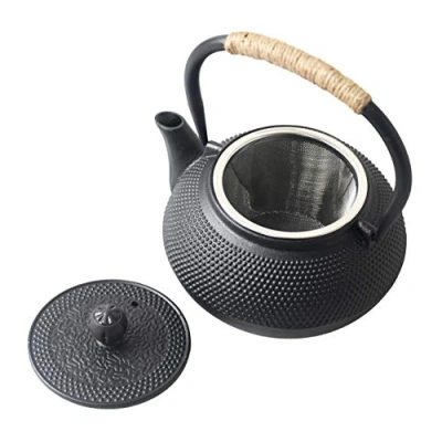Image de HwaGui Theiere en Fonte Japonaise avec Résistant à la Chaleur Acier Inoxydable Infuseur The 800ml, 0.8l Bouilloire saine