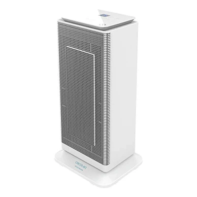 Image de Cecotec Chauffage en Céramique Ready Warm 6250 Ceramic Sky Style. 3 modes, Thermostat Réglable, Système Anti renversement, Protection contre les surchauffes, 2000 W (6400 Smart)