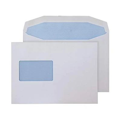 Image de Blake Purely Everyday C5+ 162 x 235 mm 90 g/m² Enveloppes Courrier Gommée CBC Fenêtre (5802CBC) Blanc Boîte de 500